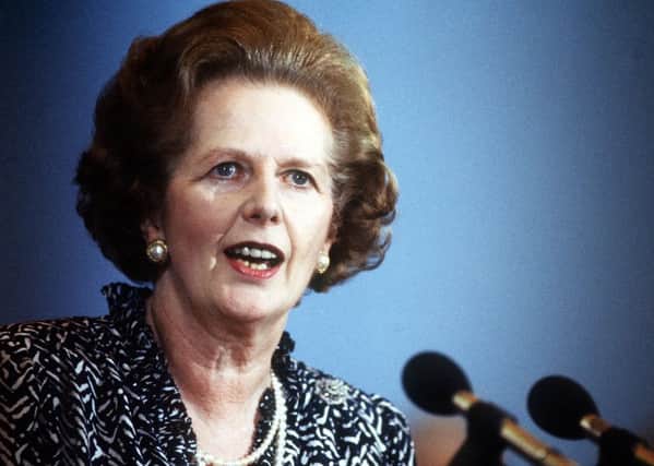 Margaret Thatcher, seen above in 1986, the year after she faced down her most senior colleagues over the ERM