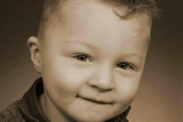 Two-year-old Ronan McGavigan died on Sunday afternoon after he was struck by a car