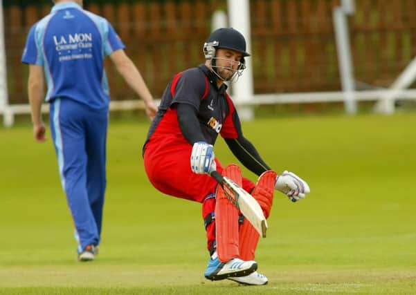 James Hall hit a club record 13th century for Waringstown last weekend