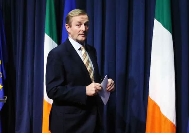 Irish Taoiseach Enda Kenny following a press conference in Dublin, after Britain voted to leave the European Union. Photo: Niall Carson/PA Wire