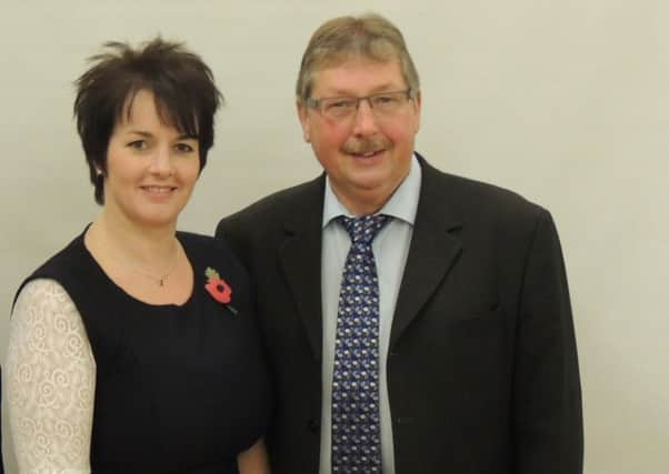 DUP MLA Pam Cameron, left, said that she disagreed with the comments of party colleague Sammy Wilson, right.