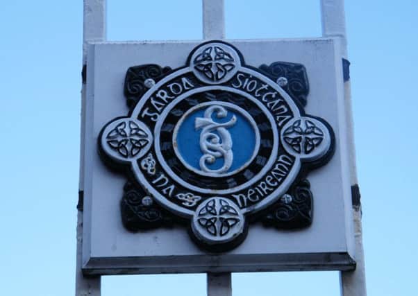 The crest of the Garda Siochana