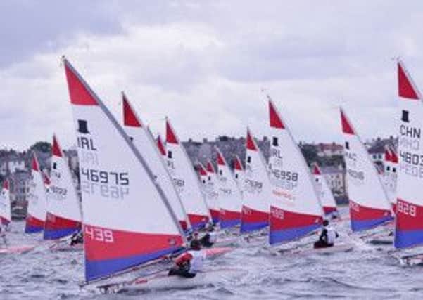 The World Toppers race start at Ballyholme Yacht Club