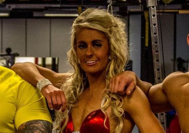 Michelle McStravick pictured following success at the Northern Ireland Fitness Model Association Championships in 2014.