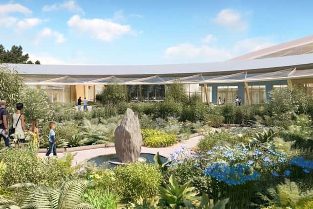 Undated handout artist's impression issued by Center Parcs of how the centre area of the Village Centre at their Longford Forest resort will look, after Ireland's first Center Parcs holiday resort has been given final approval by planners