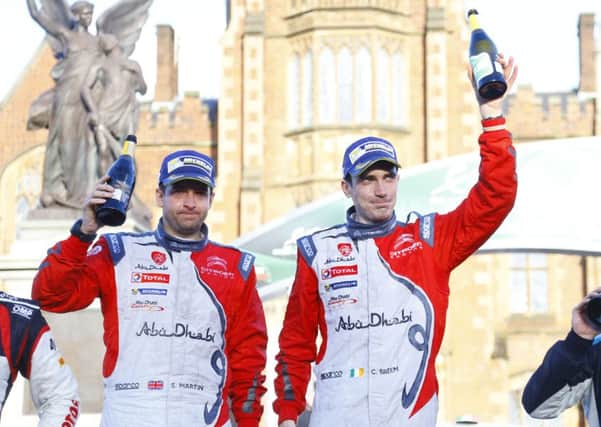 The 2016 Circuit of Ireland International Rally race winner 

Craig Breen and his Co-Driver Scott Martin