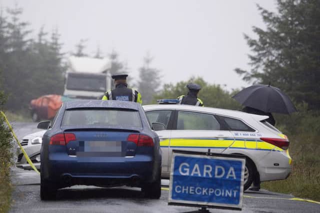 The scene of the traagic accident on a forest road outside Letterkenny where three young people hacve lost their lives.Picture by Press Eye