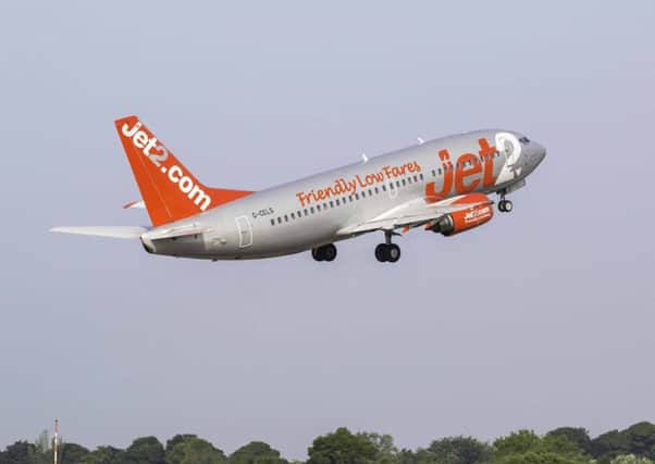 The drunk passenger was on a Jet2.com flight to Cyprus