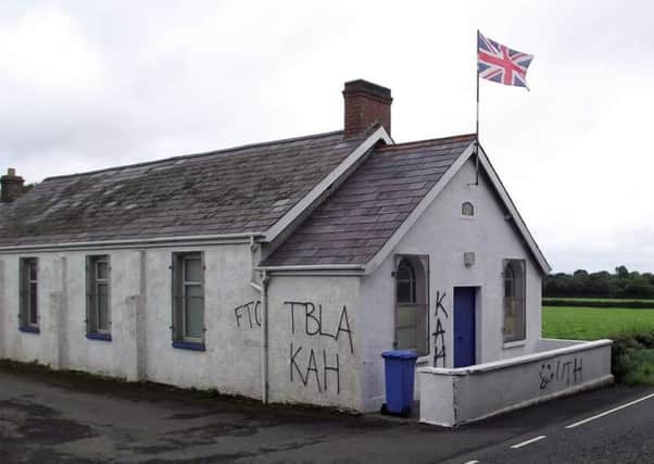 Picture of Dungonnell Orange Hall, outside Antrim town, taken 03-08-16 by ex-Antrim councillor Brian Graham