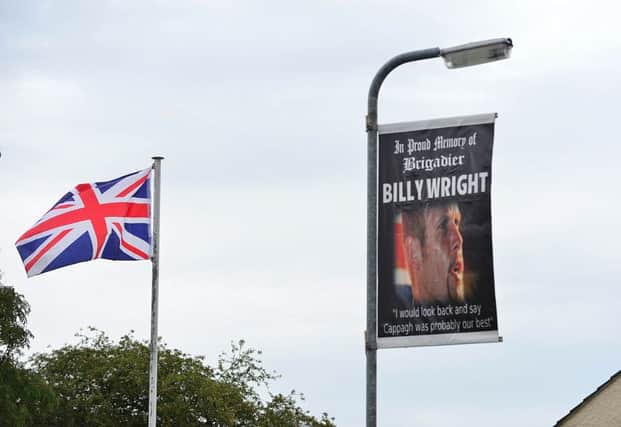 The controversial Billy Wright tribute poster