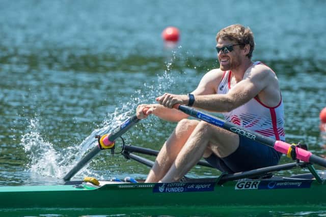 Rower Alan Campbell won bronze at the London Olympics in 2012