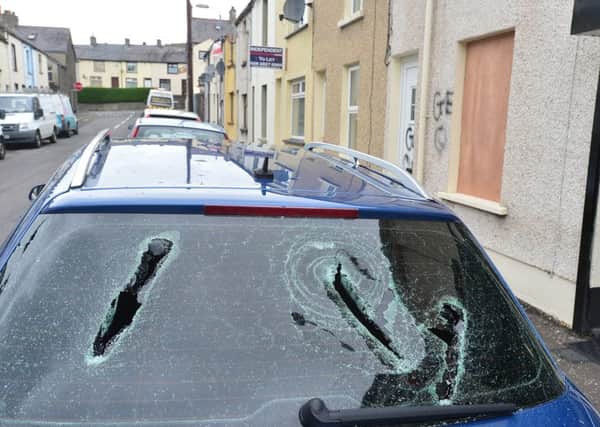 A house and car was targeted in a racist hate crime over night in Larne
