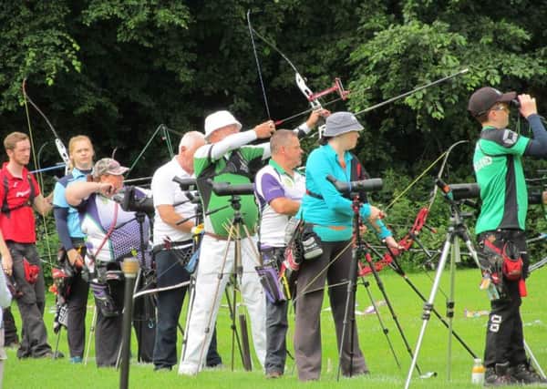 Local archers in action