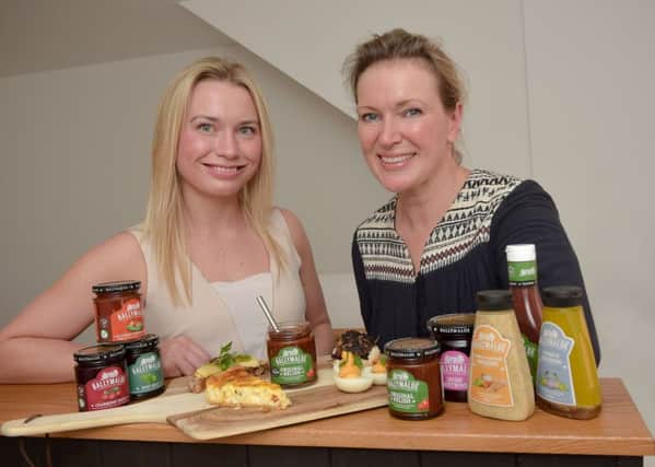 Joanne Beattie of Valeo Foods with celebrity chef Rachel Allen