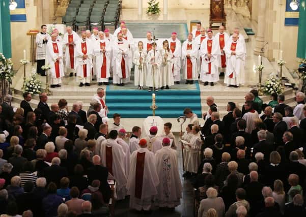 The funeral of former Bishop of Derry Edward Daly
. Photo: Lorcan Doherty / Press Eye