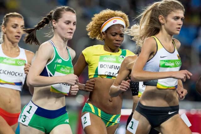 Women's 1500 M Heat 1
Ireland's Ciara Mageean on her way to finishing second and qualifying for a semi-final
