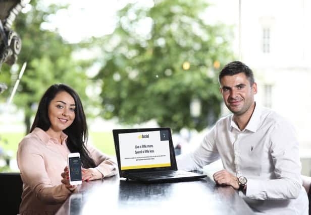 Entrepreneurial couple Kelly and Micheal McClements have developed the app OhhSocial