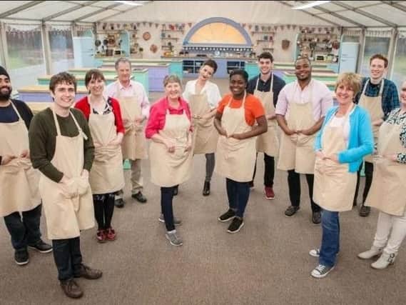 GBBO's 2016 contestants gather in the baking tent (Picture: BBC)