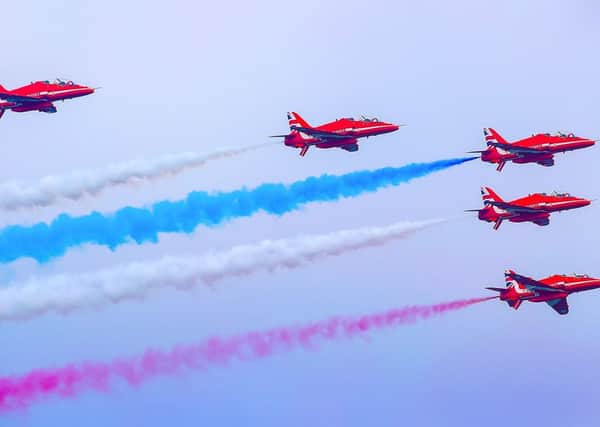 The Red Arrows performing at last  year's Air Waves Portrush.


Picture: Kevin Scott / Presseye