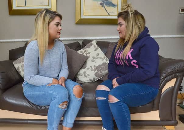 Kirstie McKeever (left) was awarded Â£14,000 while her sister Courtney received Â£16,000