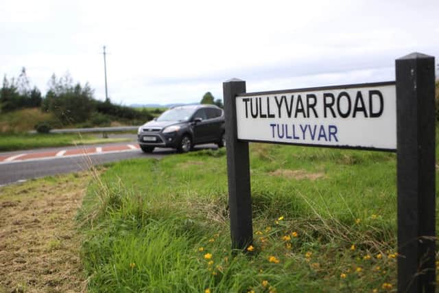 A man in his 40s was killed in a one vehicle crash on the Tullyvar Road shortly before 8.30pm on Saturday.