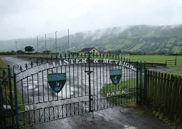 The gates of the club at Glenariff