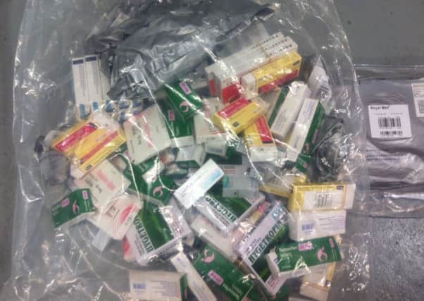 Prescription drugs seized by police