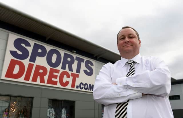 Sports Direct founder Mike Ashley outside the Sports Direct headquarters in Shirebrook, Derbyshire. Photo: Joe Giddens/PA Wire