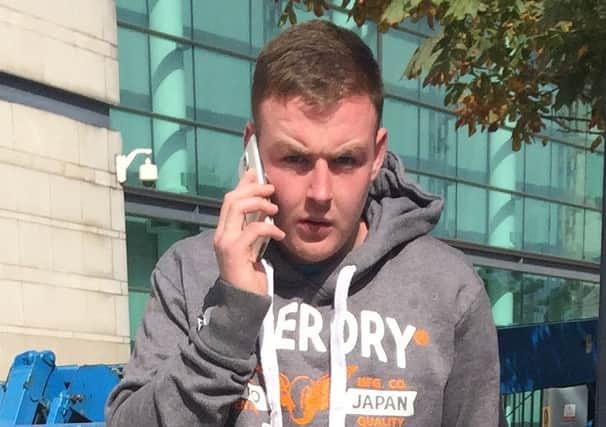 Padar Gallagher (20) appeared at Belfast Magistrates Court