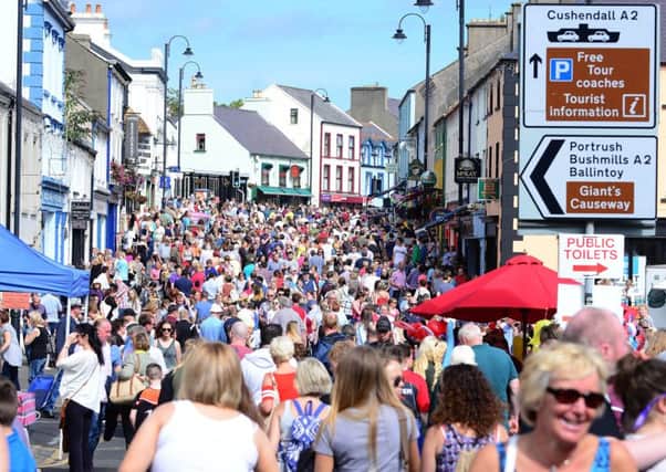 Ballycastle welcomed thousands of visitors once again to the Co Antrim seaside town.
 Picture By: Arthur Allison/Pacemaker Press