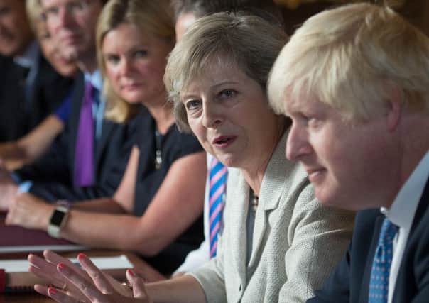 Theresa May holds a cabinet meeting at the Prime Minister's country retreat Chequers in Buckinghamshire  to discuss department-by-department Brexit action plans.  Photo: Stefan Rousseau/PA Wire