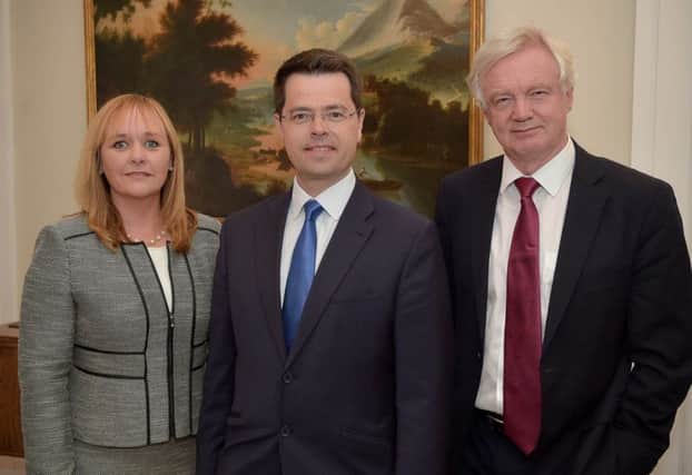 Minister for Agriculture, Environment and Rural Affairs Michelle McIlveen today met with Northern Ireland Secretary James Brokenshire and Secretary of State for Exiting the European Union, David Davis