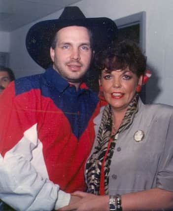 Susan McCann with Garth Brooks in 1991