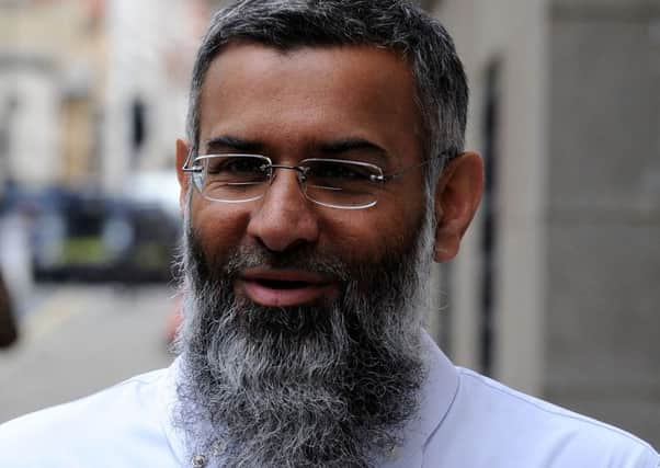 File photo dated 27/06/16 of hate preacher Anjem Choudary is facing up to 10 years in jail when he is sentenced later for drumming up support for Islamic State (IS). PRESS ASSOCIATION Photo. Issue date: Tuesday September 6, 2016. The British-born 49-year-old backed the terrorist group in a series of talks posted on YouTube, and recognised a caliphate - a symbolic Islamic state - had been created under an IS leader after it was announced on June 29 2014, the Old Bailey heard. See PA story COURTS Choudary. Photo credit should read: Nick Ansell/PA Wire