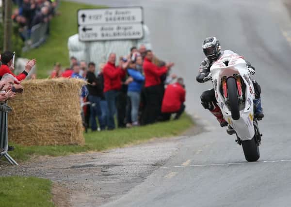 Michael Dunlop won the feature race at Killalane in 2015