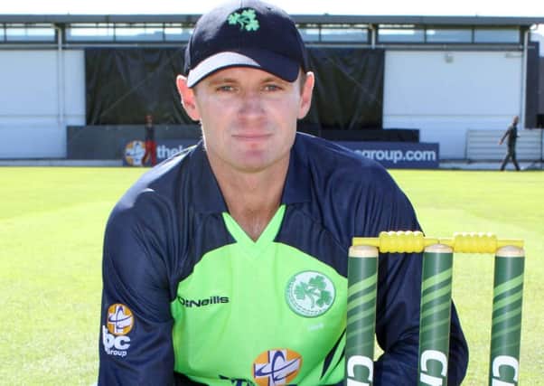 Ireland captain William Porterfield finally got to play for his country in the North West on Monday.