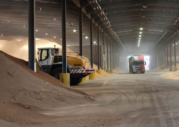Â£2 million tonnes of feed materials are imported and handled through the province's port stores every year