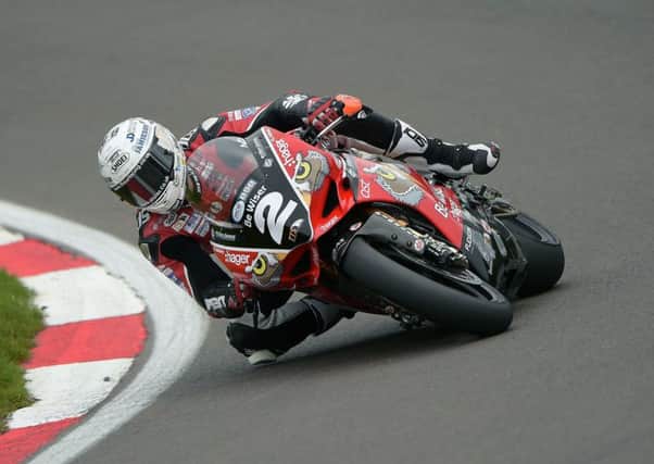 Glenn Irwin on the PBM Be Wiser Ducati. Pic by Jon Jessop.