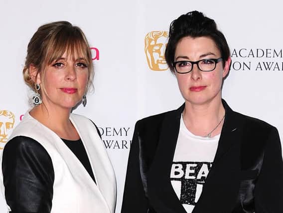 The Great British Bake Off is hosted by Mel Giedroyc and Sue Perkins.