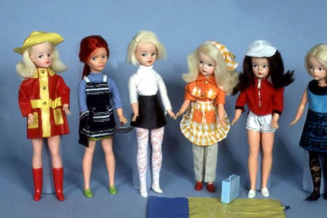Undated file photo of a selection of old-style Sindy dolls