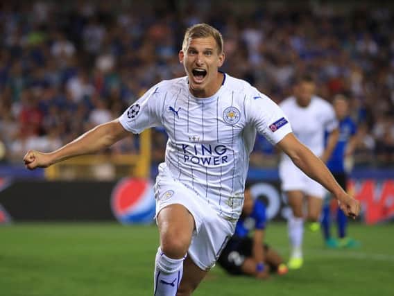 Marc Albrighton netted the opener for the Foxes