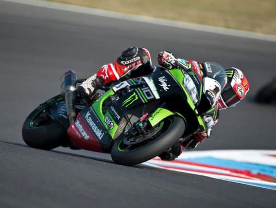 Jonathan Rea saw his lead in the World Superbike Championship cut to 26 points following a crash in race one at the Lausitzring in Germany.