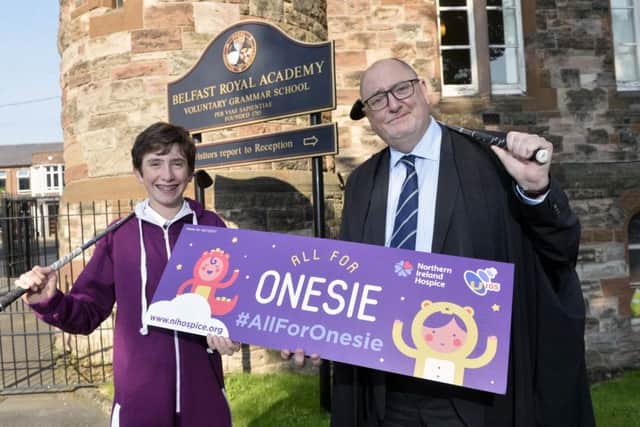 Belfast Royal Academy pupil McKibbin leads Guinness Book attempt in aid of NI Hospice