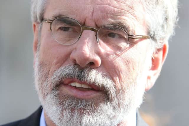 File photo dated 06/04/16 of Sinn Fein president Gerry Adams, who has denied sanctioning the murder of a British spy in the IRA