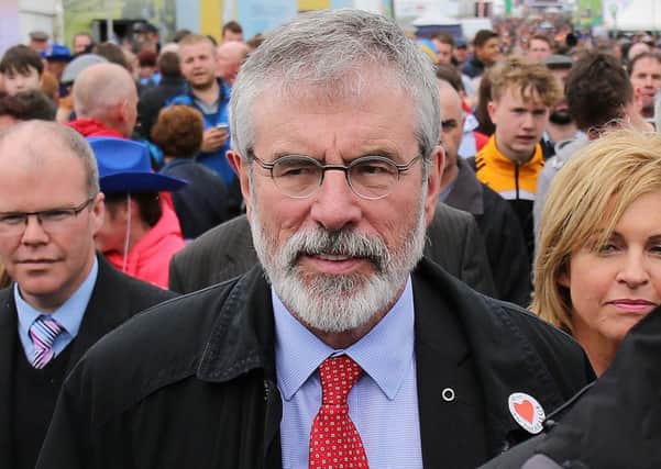 Sinn Fein president Gerry Adams. Pic: Niall Carson/PA Wire