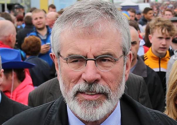 Sinn Fein president Gerry Adams. Photo: Niall Carson/PA Wire