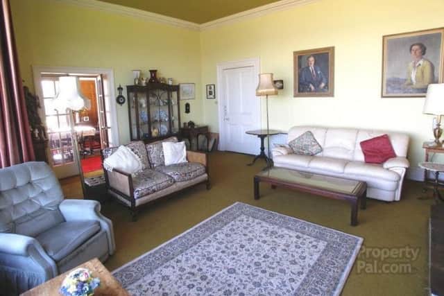 The room in Strandmore House where Dr Sloan Bolton entertained JFK and his father Joseph Kennedy.