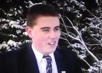 Ruairi McSorley, pictured at the time of his UTV appearance