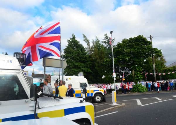 The Woodvale/Ardoyne interface at Twaddell Avenue in Belfast. 
Pictures By: Arthur Allison.