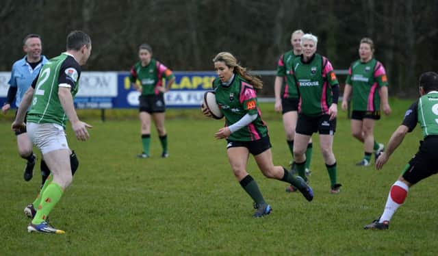 There was a try-scoring return for Kellie Holmes as City of Derry defeated reigning champions Enniskillen at Judges Road.